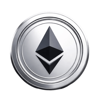 Unosząca się grafika z wizerunkiem monety Ethereum (ETH)